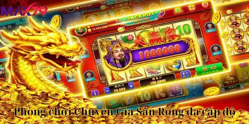 Phòng chơi Chuyên Gia Săn Rồng đa cấp độ